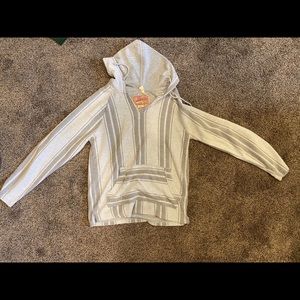 Drug rug material sweatshirt